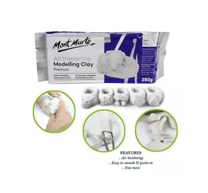 Mont Marte Air Hardening Modelling Clay Premium 250gm