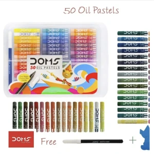 MS Oil Pastel 50 Shades Plastic Pack