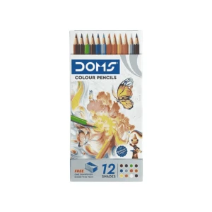 ✨ DOMS Colour Pencils – 12 Shades ✨