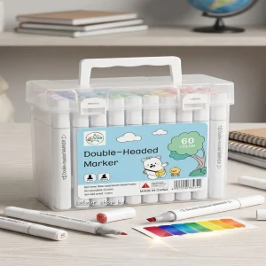 G-STAR 60 Color Double-Headed Marker Pen Set 🎨