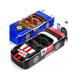 Metal Car Shaped Pencil Box case with