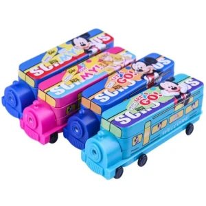 Multipurpose metal pencil case for kids - pencil box.
