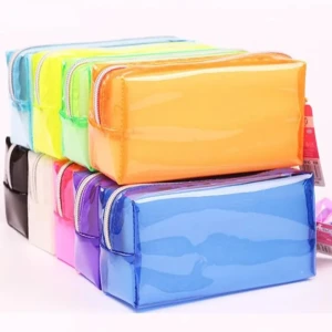 Colorful Candy Clear Pencil Bags