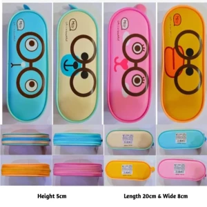 Attractive Cute Pencil Bag Pen Bag Zipper Bag Fashionable Stationery Storage Bag - 1 Pcs