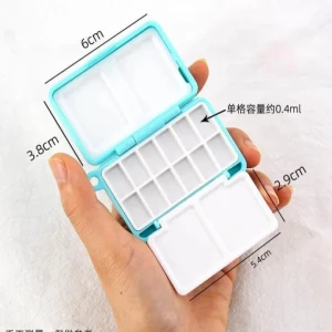 Mini Watercolor Paint Box 12 Color 24